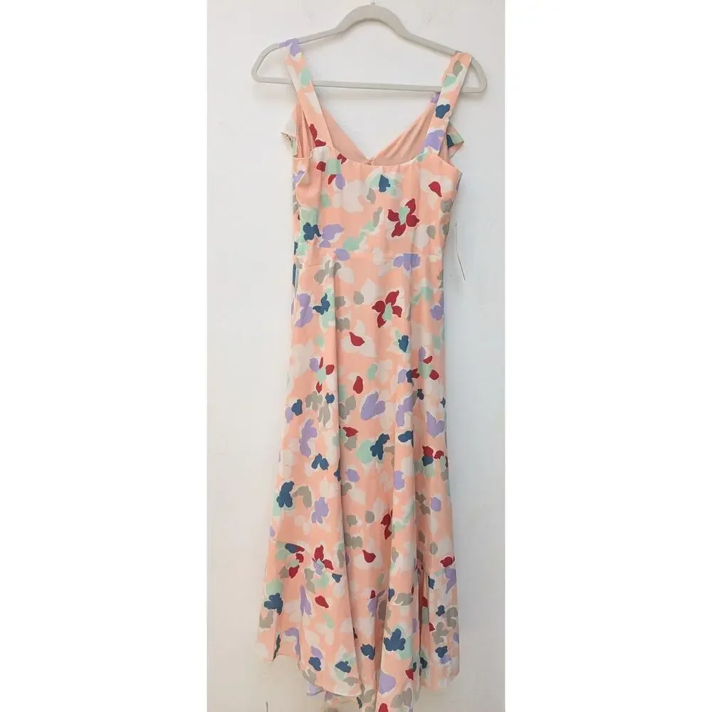 Anthropologie Hutch Maxi Dress Garden Party Printed Wrap Size XS NWT
